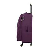 It Luggage Circulator 3 Piece Softside 8 Wheel Expandable Spinner Luggage Set, Italian Plum