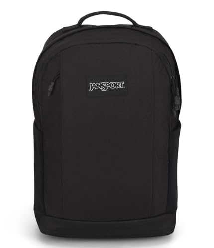 JanSport Inbound Pack – Large Main Compartment, Dual Water Bottle Pockets, and Dedicated 15-Inch Padded Laptop Pocket, Black