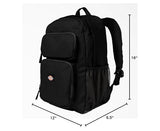Dickies Double Pocket Backpack, BLACK, AL