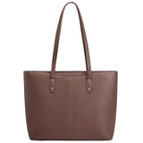 S-ZONE Tote Bag for Women Work Totes Large Vegan Leather Purses and Handbags Women's Shoulder Bag with Luggage Strap for Travel Commuting Office Teacher Coffee