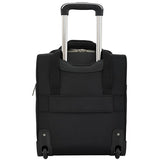 French Connection 16" Underseat Carry-On Luggage with USB/USB-C Ports, Black