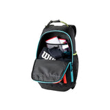 WILSON OPTX Grass Volleyball Backpack - Black/Aqua/Green
