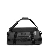 Eastpak Duffel Pack S – 40L Convertible Duffel Bag with Backpack Straps, Cabin-Size Travel Design, Weatherproof Finish & Gear Loops, Tarp Black