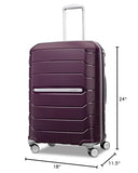 Samsonite Freeform Medium Luggage with Dual 360° Spinner Wheels - Checked Suitcase - TSA Lock, Airline-Approved - Lightweight Durable Polypropylene Expandable Hardshell - Amethyst Purple