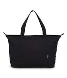 JanSport Daily Tote Spacious Main Compartment, Dual Shoulder Handles, Front Drop Pocket, Zippered Closure, Black