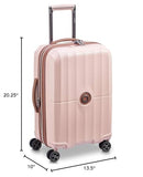 DELSEY PARIS Carrousel Hardside Expandable Luggage with Spinner Wheels, Pink, Carry-on 21 Inch