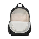 Champion Venice Laptop Backpack in Crinkle Nylon with Padded Adjustable Straps, Water Bottle Pocket for Work, Travel, Commute, Black/Silver, One Size