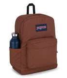 JanSport SuperBreak Plus Backpack with Padded 15-inch Laptop Sleeve and Integrated Bottle Pocket - Spacious and Durable Daypack for Work and Travel - Basic Brown