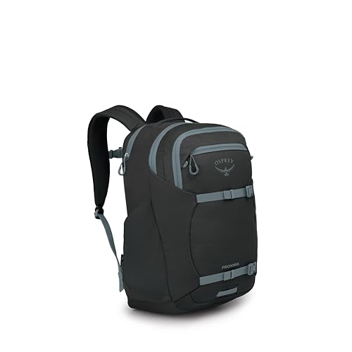 Osprey Proxima 30L Campus Laptop Backpack - Everyday Bag with Tech Storage, Bottle Pockets & Comfortable Carry, Black-Shale Grey | Backpacks4Less