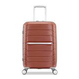 Samsonite Freeform Hardside Carry-On Luggage with Spinner Wheels - Hardshell Suitcase - TSA, Airline-Approved - Expandable Hard Shell, Smooth Rolling Wheels for Lightweight Travel - Burnt Orange