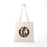 CafePress Obey The Basset Hound Tote Bag Reusable Natural Beige Canvas Shopping Bag