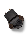 Michael Kors Colby Medium Buckle Flap Backpack, Brushed Gold-Tone Hardware/Chocolate
