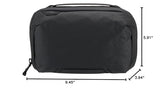 Peak Design Tech Pouch, Black, Electronics Organizer for Travel or Everyday Carry, Origami-Style Storage, Cable Pass-Through, Weatherproof Recycled Nylon, Gear Carry Bag for Men and Women