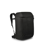 Osprey Mountain Bound Ski & Snowboard Boot Bag - Backpack with AirScape™ Technology and Padded Structure - Premium Winter Luggage with Shoe Changing Mat, Black