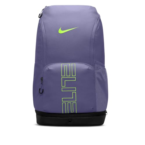 Nike Unisex Varsity Elite Backpack (32L) Dusty Amethyst/Black/Volt One Size