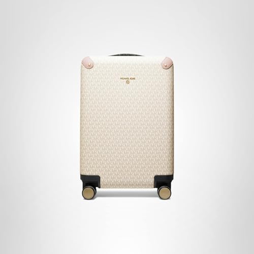 Michael Kors Women's Travel Small Hardcase Trolley, Gold-Tone Hardware/Vanilla/Soft Pink, One Size