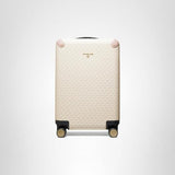 Michael Kors Women's Travel Small Hardcase Trolley, Gold-Tone Hardware/Vanilla/Soft Pink, One Size