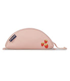 JanSport Luna Small Pouch – Padded Taco-Style Design with Main Zippered Compartment, Strawberry Embroidery