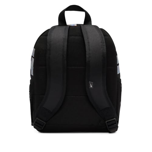 Nike Youth JDI Mini Backpack 2.0, Black/Black/Holographic Silver, MISC