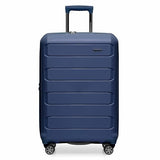 Traveler's Choice Pagosa Hardshell Expandable Luggage with Spinner Wheels, Navy, 26-Inch Medium