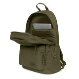 EASTPAK Padded Double – 24L Squared Backpack with Dual Front Pockets, 13” Laptop Sleeve, Bottle Holder & Padded Straps, Dark Grass