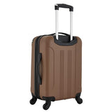 Travelers Club Chicago Hardside Expandable Spinner Luggage, Rum Caramel, 22" Carry-On
