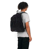 JanSport Lounge Pack FX – Large Main Compartment, Dual Water Bottle Pockets, Front Drawcord Pocket, Padded Laptop Sleeve, Black