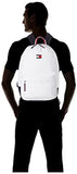Tommy Hilfiger mens Ardin Backpack, Bright White, One Size US