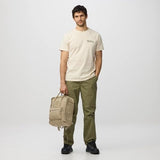 Fjällräven Kanken No. 2 Backpack - Heavy-Duty Durable G-1000 Fabric, Premium Leather Details - Travel, Commuting, Fossil, One Size