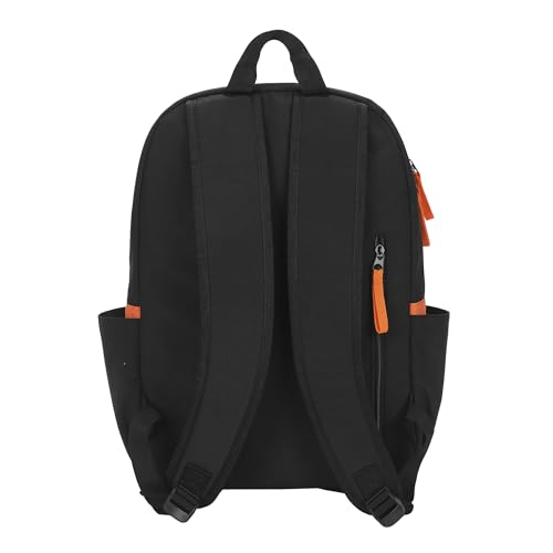 Bioworld Dragon Ball Z Goku Symbols Black 17.5” Adult Commuter Backpack