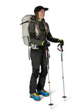 Osprey Firn 28L Ski and Snowboard Backpack, Sandy Grey/Tequila Orange, Small/Medium