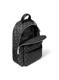 Michael Kors Sable Extra Small Covertible Messenger Backpack, Silver-Tone Hardware/Tonal MK Signature Nylon/Black