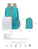 levayhill 25L Foldable Hiking Backpack,Small Packable Daypack Lake Blue