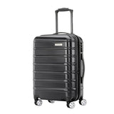 Samsonite Omni 2 Domestic Carry-On Luggage - 22x14x9 Airline-Approved - Features Expandable Polycarbonate Shell, 360° Wheels, TSA Lock - Amazon Exclusive -Midnight Black