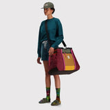 Topo Designs Mountain Gear Bag, Enormous Tote Style Free Standing Bag, Recycled Nylon, Abrasion Resistant (Forest/Bone White)