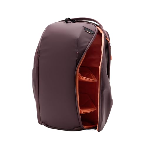 Peak Design Everyday Backpack Zip 20L, Eclipse, 270-Degree Zip, Dual Side Pockets, FlexFold Dividers, Fits 15" Laptop, For Camera Carry, Daily Commutes or Travel, Versatile Backpack for Men and Women