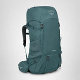 Osprey Renn 65L Women's Backpacking Backpack, Cascade Blue/Melon Orange