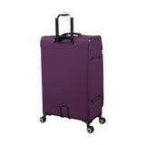It Luggage Circulator 28" Softside Checked 8 Wheel Expandable Spinner, Italian Plum
