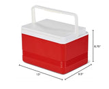 Igloo Legend 12 Cooler, Easy to-Clean, Stain and Odor Resistant Liner, 9 Quart Capacity, Perfect for Lunch at Work, Ballgames or Sharing Beverages with Friends, 13"H x 9.5"W x 8.75"D