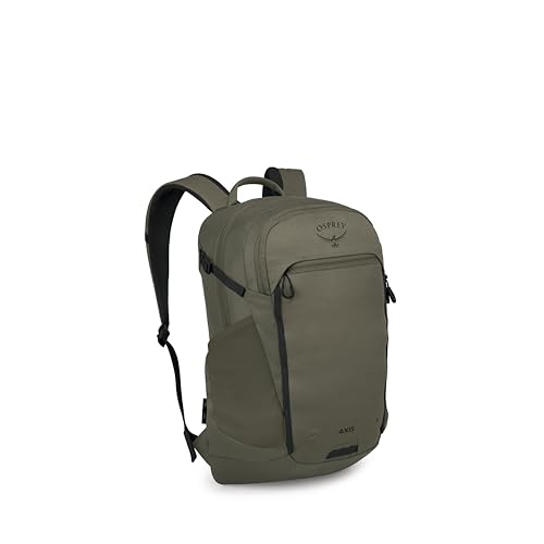 Osprey Axis Laptop Backpack - Everyday Bag with Laptop Sleeve & Bottle Pockets for College, Commute, & Travel, Earl Grey