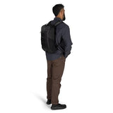 Osprey Ozone Slim Pack - Lightweight Laptop Backpack with AirScape Suspension, Water Bottle Pockets & Slim Travel Design - Fits Most 16" Laptops - Personal Item or Carry-On Compatible, Black