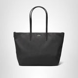 Lacoste Women's Large L.12.12 Concept Tote, Black, One Size
