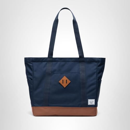 Herschel Supply Co. Unisex Heritage Tote Navy/Saddle brown One Size