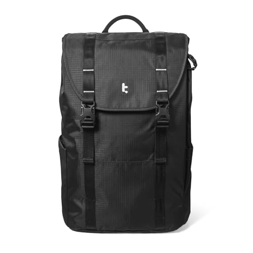 tomtoc Flap Laptop Backpack, Lightweight, Water-Resistant Casual Daypack, Durable Work-pack, Vintage Classic Rucksack for 13-16 Inch | Backpacks4Less