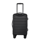 Wrangler Tall Trunk Luggage 4 Piece Set, Black