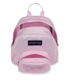 JanSport Half Pint Mini Backpack, 10.2 L - Durable Mini Bag Purse with Adjustable Shoulder Straps, Single Main Compartment, Zippered Stash Pocket, Pink Ice