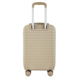kensie 22" Graceful Hardside Carry-On Luggage, Light Taupe