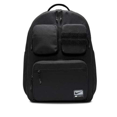 Nike Utility Power Backpack 2.0, Black/Black/White, MISC
