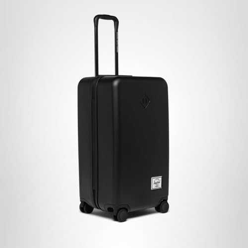 Herschel Supply Co. Unisex Heritage Hardshell Luggage, Black, Medium - 27 inch