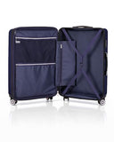 Coolife Luggage, Lightweight and Durable Hardshell, 28 in, navy new